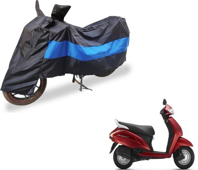 Flipkart SmartBuy Two Wheeler Cover for Honda(Activa 125, Black, Blue)