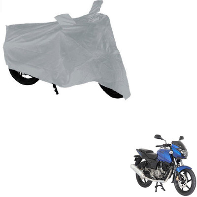 AuTO ADDiCT Waterproof Two Wheeler Cover for Bajaj(Pulsar 180 DTS-i, Silver)