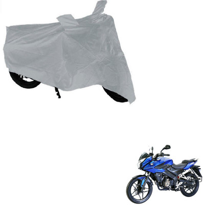 AuTO ADDiCT Waterproof Two Wheeler Cover for Bajaj(Pulsar AS 150, Silver)
