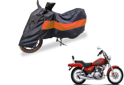 Auto Hub Two Wheeler Cover for Yamaha(Enticer, Black, Orange)