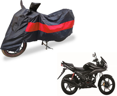 Auto Hub Two Wheeler Cover for Honda(CBF Stunner, Black, Red)