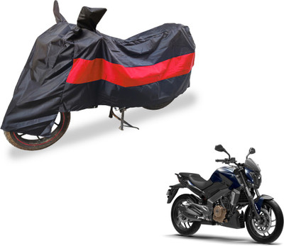 Amanzo Two Wheeler Cover for Bajaj(Dominar, Black, Red)