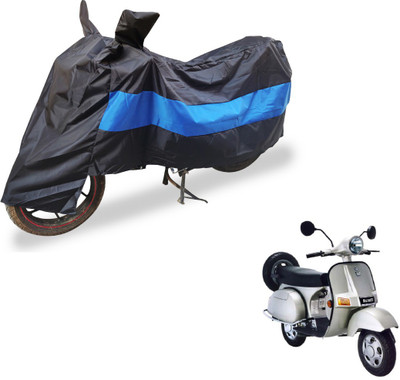 Auto Hub Two Wheeler Cover for Bajaj(Black, Blue)