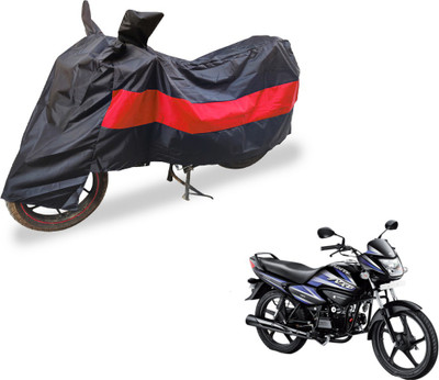 Auto Hub Two Wheeler Cover for Hero(Splendor NXG, Black, Red)