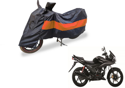 Flipkart SmartBuy Two Wheeler Cover for Honda(CBF Stunner, Black, Orange)