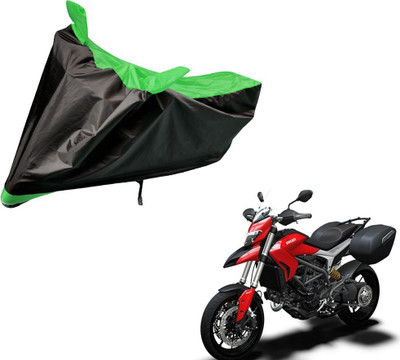 Amanzo Two Wheeler Cover for Ducati(Hyperstrada, Black, Green)