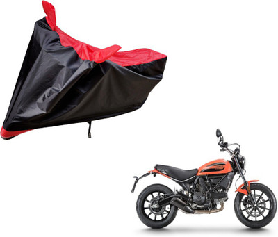 Amanzo Two Wheeler Cover for Ducati(Scrambler, Black, Red)