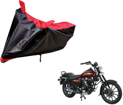 Amanzo Two Wheeler Cover for Bajaj(Avenger 150 Street, Black, Red)