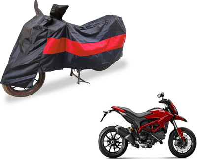 Amanzo Two Wheeler Cover for Ducati(Hypermotard, Black, Red)