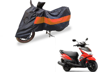 Flipkart SmartBuy Two Wheeler Cover for Yamaha(Ray, Black, Orange)