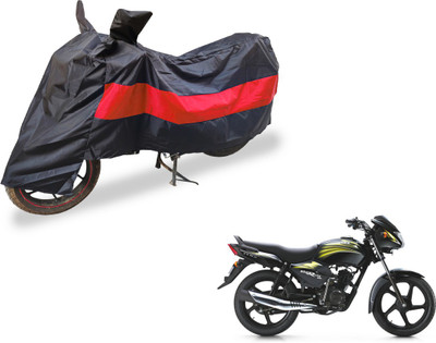Flipkart SmartBuy Two Wheeler Cover for TVS(Star City, Black, Red)