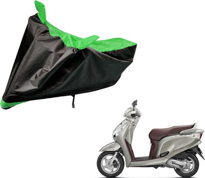 Auto Hub Two Wheeler Cover for Honda(Aviator, Black, Green)