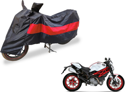Amanzo Two Wheeler Cover for Ducati(Monster 796 S2R, Black, Red)