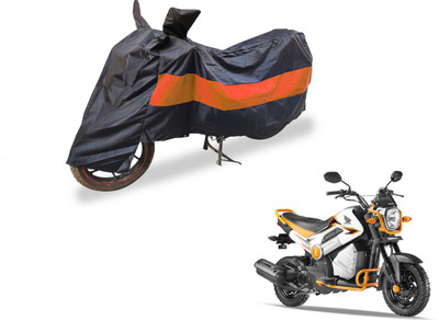 Flipkart SmartBuy Two Wheeler Cover for Honda(Black, Orange)