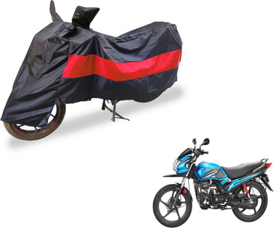 Flipkart SmartBuy Two Wheeler Cover for Hero(Passion Pro TR, Black, Red)