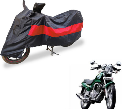 Amanzo Two Wheeler Cover for TVS(Fiero F2, Black, Red)