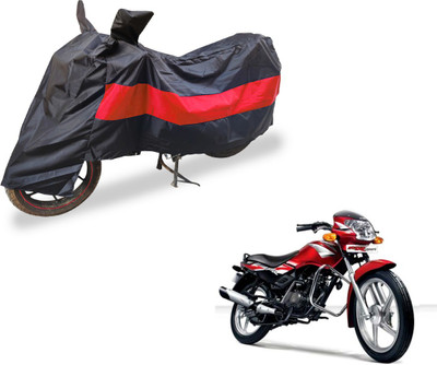 Auto Hub Two Wheeler Cover for TVS(Star Sport, Black, Red)