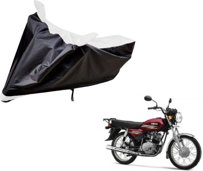 Auto Hub Two Wheeler Cover for Yamaha(Crux, Black, White)