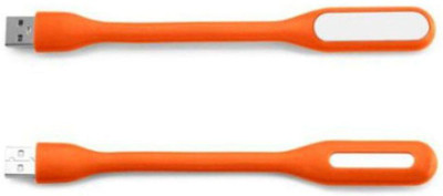 GADGETSMORE LED LIGHT Combo Pack of 2 Piece Flexible, Portable, Bendable USB LED Lights Led Light(Orange)