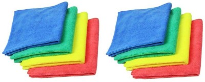 Palakshi Microfiber Vehicle Washing  Cloth(Pack Of 8, 240 GSM)