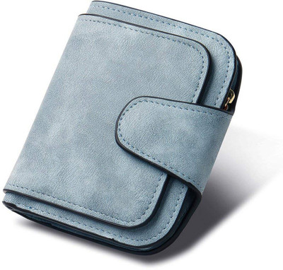 Inovera Women Blue Artificial Leather Wallet(6 Card Slots)