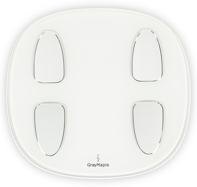 Gray Maple LS213-B Digital Personal Body Weighing Scale  (White)