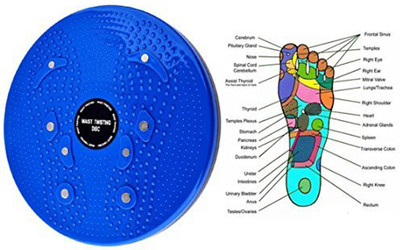RBS New Heavy Quality Tummy Twister A Dynamic Body Balancing Disc Ab Exerciser(Multicolor)