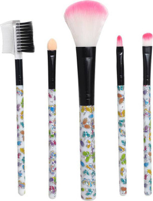Rabcom Pro Quality Makeup Brush Set 5 in 1 (Pack of 5)(Pack of 5)