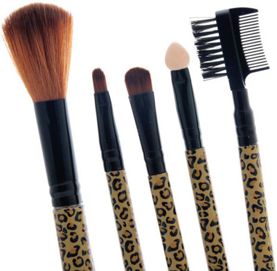 Rabcom Pro Quality Makeup Brush Set 5 in 1 (Pack of 5)(Pack of 5)