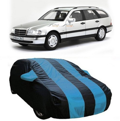 AAMANG Car Cover For Mercedes Benz C220 (With Mirror Pockets)(Blue)