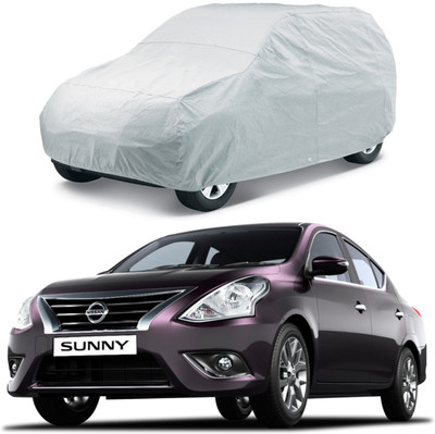 HMS Car Cover For Nissan Sunny (Without Mirror Pockets)(Silver, For 2015, 2016, 2017, 2018 Models)
