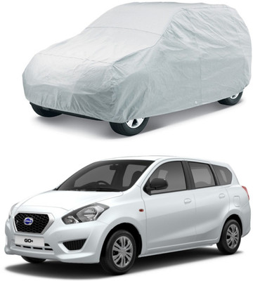 AutoRetail Car Cover For Datsun Go+ (Without Mirror Pockets)(Silver)