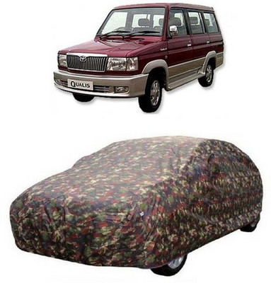 AAMANG Car Cover For Toyota Qualis (Without Mirror Pockets)(Multicolor)