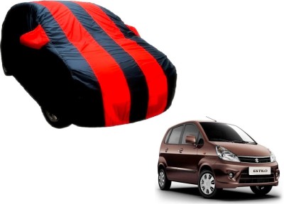 Flipkart SmartBuy Car Cover For Maruti Suzuki Zen Estilo (With Mirror Pockets)(Black, Red)