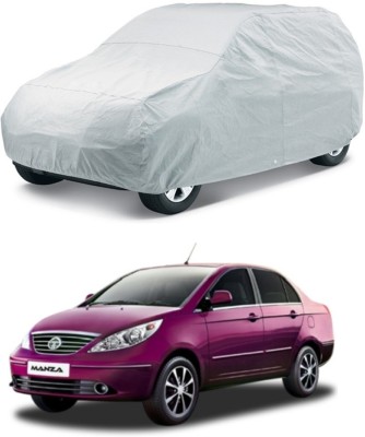 HMS Car Cover For Tata Manza (Without Mirror Pockets)(Silver, For 2015, 2016, 2017, 2018 Models)