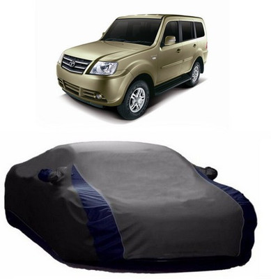 HDSERVICES Car Cover For Tata Sumo Grande MK II (With Mirror Pockets)(Grey)