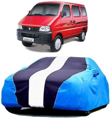 HDSERVICES Car Cover For Maruti Suzuki Eeco (With Mirror Pockets)(Blue)