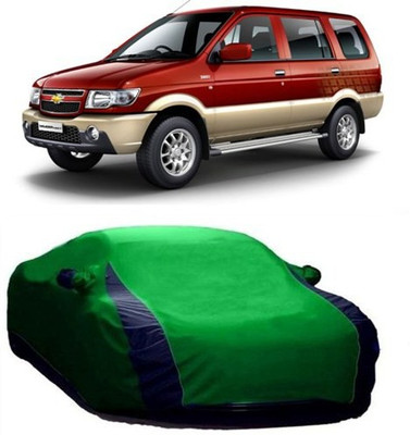 HDSERVICES Car Cover For Chevrolet Tavera (With Mirror Pockets)(Green)