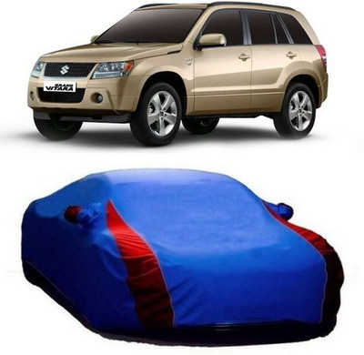 HDSERVICES Car Cover For Maruti Suzuki Grand Vitara (With Mirror Pockets)(Blue)