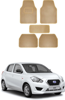 MATIES Fabric Standard Mat For  Datsun Go(Beige)