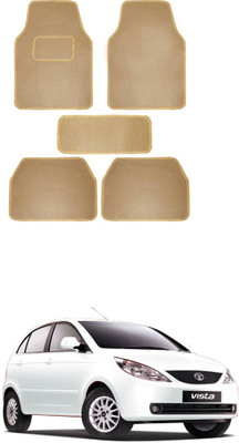 MATIES Fabric Standard Mat For  Tata Vista(Beige)