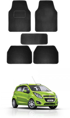 AYW Fabric Standard Mat For  Chevrolet Beat(Black)