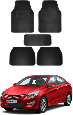 AYW Fabric Standard Mat For  Hyundai Verna Fluidic(Black)