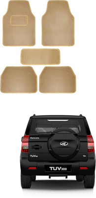 MATIES Fabric Standard Mat For  Mahindra TUV-300(Beige)