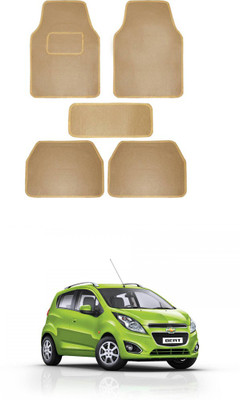AYW Fabric Standard Mat For  Chevrolet Beat(Beige)