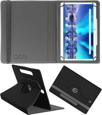 ACM Flip Cover for Lava Magnum Xl 10.1(Black, Cases with Holder)