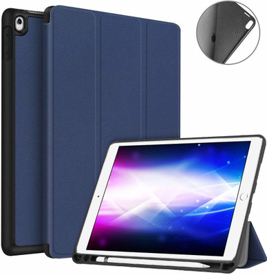 AGEIS Flip Cover for Apple iPad Air 3 2019 10.5 inch (Artificial Leather)(Blue, Shock Proof)