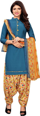 Samah Crepe Floral Print, Printed, Geometric Print, Graphic Print Salwar Suit Material