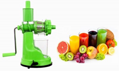 zamzug Plastic SUPER QUALITY Fruit And Vegetable Hand Juicer(Green)