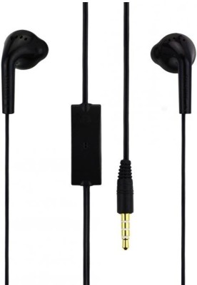 iBAss 3.5MM JACK PREMIUM EARPHONE WITH NOISE CANCELLATION MIC Wired Headset(Black, In the Ear)